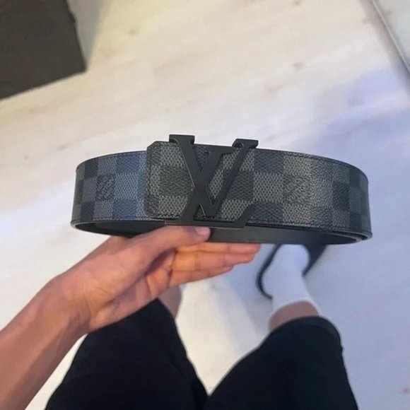 Loüis Vüitton Damier Graphite Belt Sz 95 - Picture 11 of 11